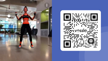 fitness ar with qr code