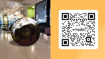 teleport ar with qr code